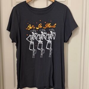 Lane Bryant Charcoal Graphic Tee